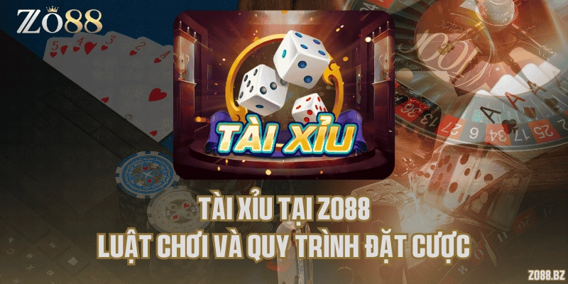 Tài xỉu tại Zo88 – Luật chơi và quy trình đặt cược